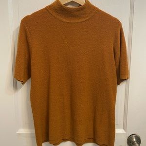 Fall short sleeve sweater
